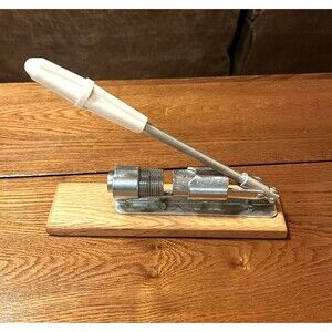 Nut Cracker Vintage Reed's Rocket Model 816 Made In The USA Metal Wooden